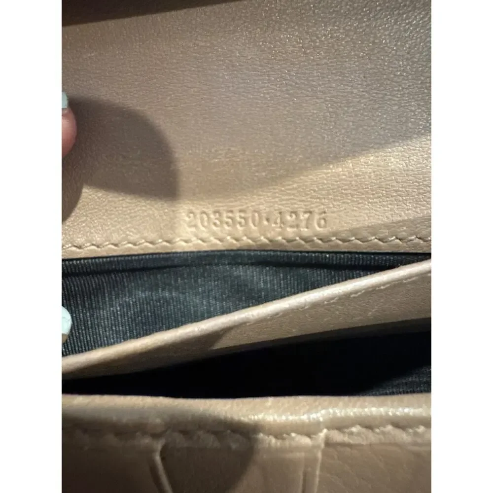 Gucci Diamanté Canvas Heart Wallet